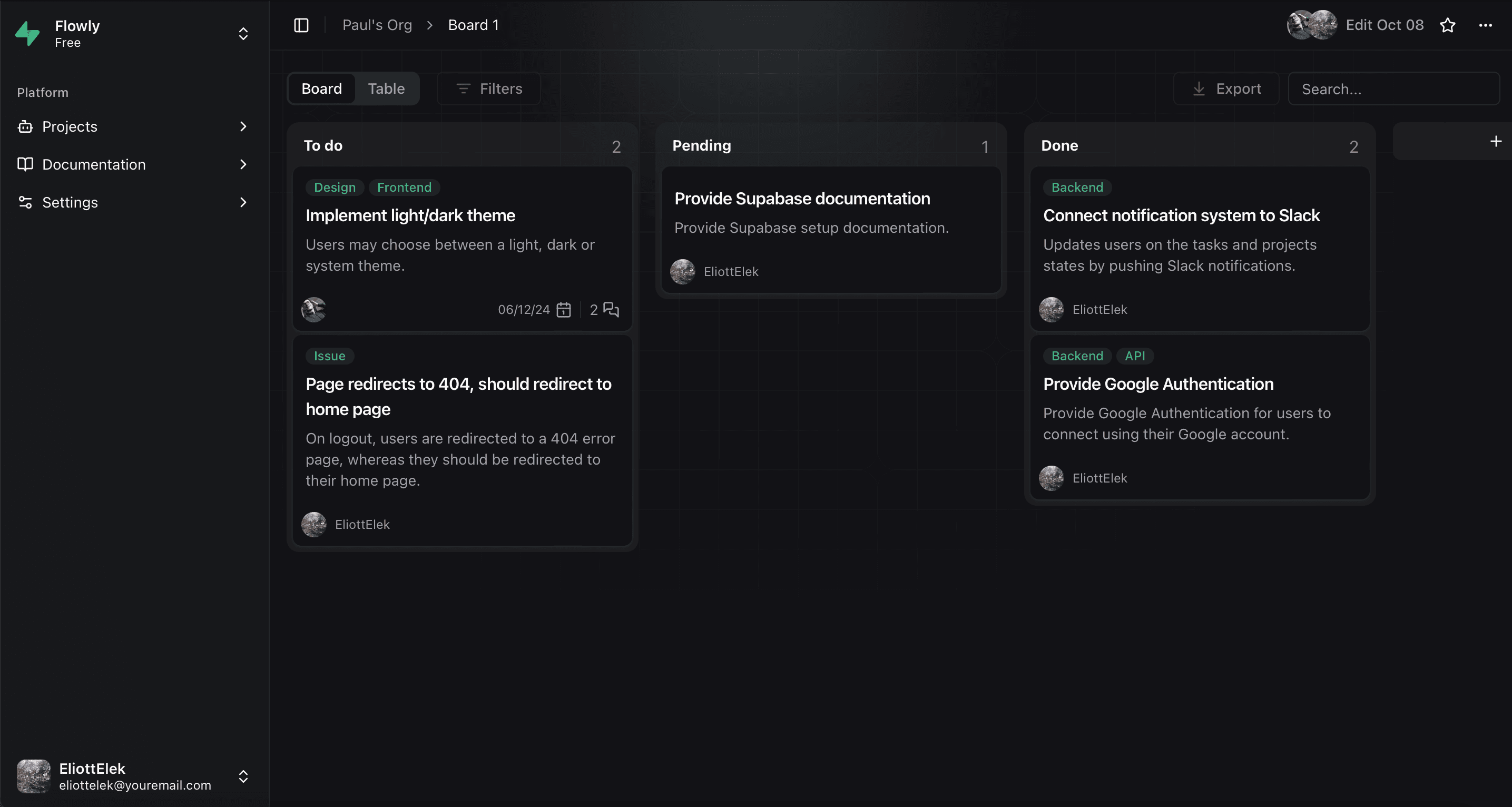 App screenshot